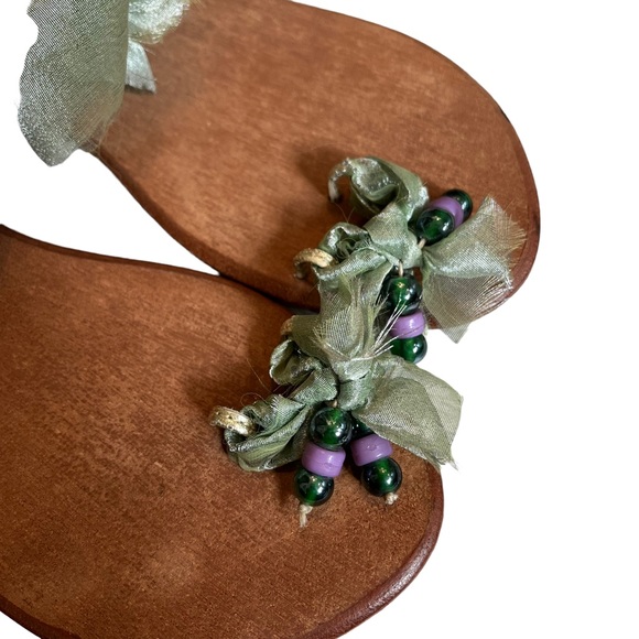 Lisa Paris Toe Wrap Tulle Flats, Sz 8 - Picture 7 of 10